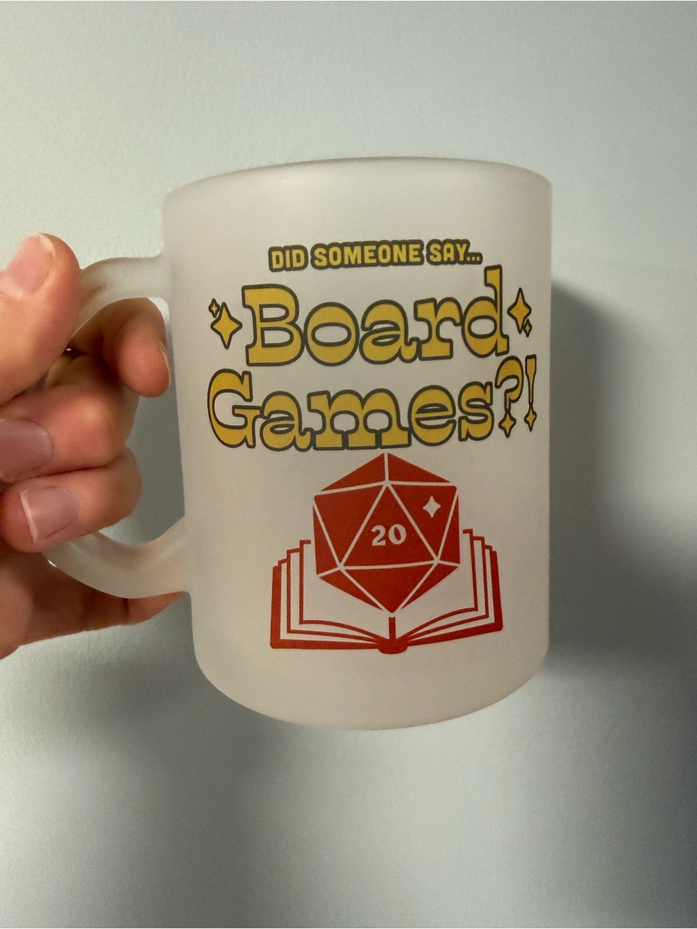 Custom Made Cup - Board game 15oz Custom made Frosted cup also available inGlass